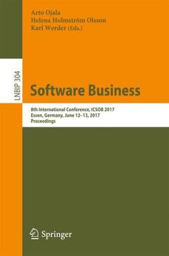 Cover of the book Software Business
