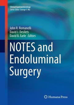 Couverture de l’ouvrage NOTES and Endoluminal Surgery