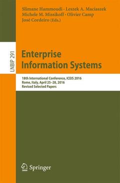 Couverture de l’ouvrage Enterprise Information Systems