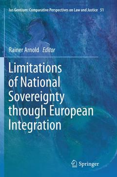 Couverture de l’ouvrage Limitations of National Sovereignty through European Integration