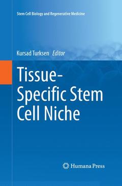 Couverture de l’ouvrage Tissue-Specific Stem Cell Niche