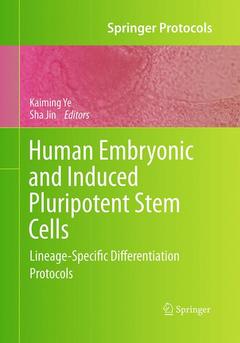 Couverture de l’ouvrage Human Embryonic and Induced Pluripotent Stem Cells