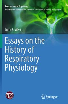 Couverture de l’ouvrage Essays on the History of Respiratory Physiology