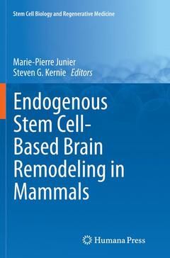 Couverture de l’ouvrage Endogenous Stem Cell-Based Brain Remodeling in Mammals