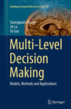 Couverture de l’ouvrage Multi-Level Decision Making