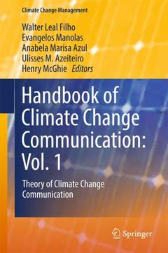 Couverture de l’ouvrage Handbook of Climate Change Communication: Vol. 1