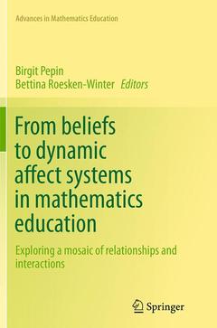 Couverture de l’ouvrage From beliefs to dynamic affect systems in mathematics education