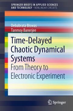 Couverture de l’ouvrage Time-Delayed Chaotic Dynamical Systems