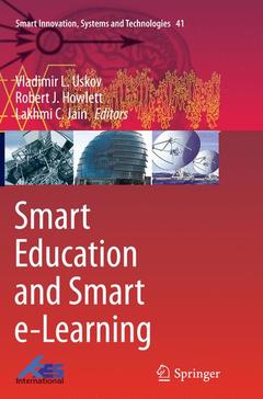 Couverture de l’ouvrage Smart Education and Smart e-Learning
