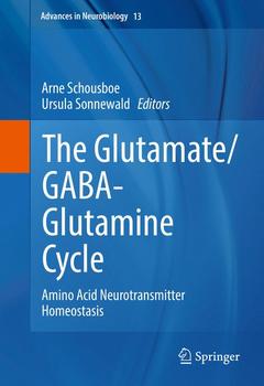 Couverture de l’ouvrage The Glutamate/GABA-Glutamine Cycle