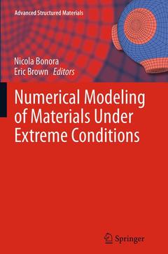 Couverture de l’ouvrage Numerical Modeling of Materials Under Extreme Conditions