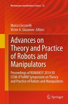 Couverture de l’ouvrage Advances on Theory and Practice of Robots and Manipulators