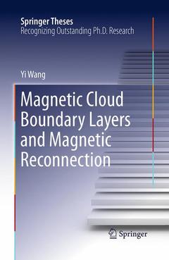 Couverture de l’ouvrage Magnetic Cloud Boundary Layers and Magnetic Reconnection