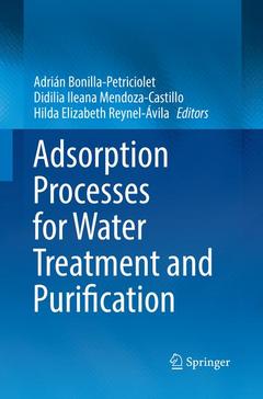 Couverture de l’ouvrage Adsorption Processes for Water Treatment and Purification 