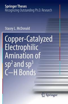 Couverture de l’ouvrage Copper-Catalyzed Electrophilic Amination of sp2 and sp3 C−H Bonds