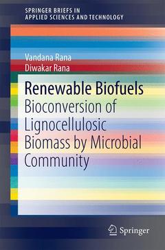 Couverture de l’ouvrage Renewable Biofuels