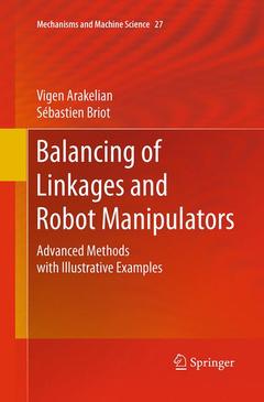 Couverture de l’ouvrage Balancing of Linkages and Robot Manipulators