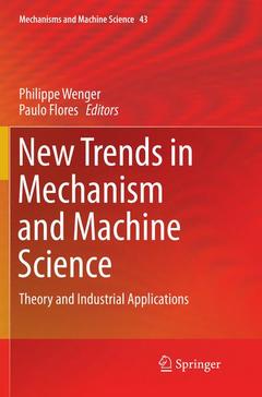Couverture de l’ouvrage New Trends in Mechanism and Machine Science