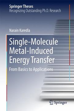 Couverture de l’ouvrage Single-Molecule Metal-Induced Energy Transfer