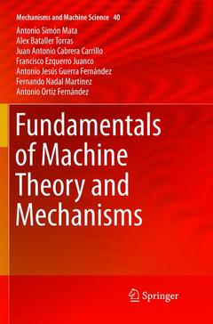 Couverture de l’ouvrage Fundamentals of Machine Theory and Mechanisms