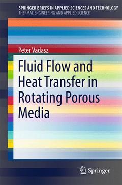 Cover of the book Fluid Flow and Heat Transfer in Rotating Porous Media