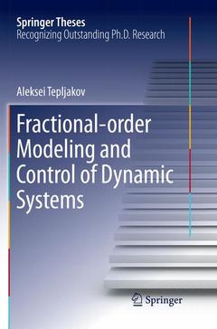 Couverture de l’ouvrage Fractional-order Modeling and Control of Dynamic Systems