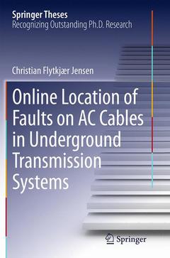 Couverture de l’ouvrage Online Location of Faults on AC Cables in Underground Transmission Systems