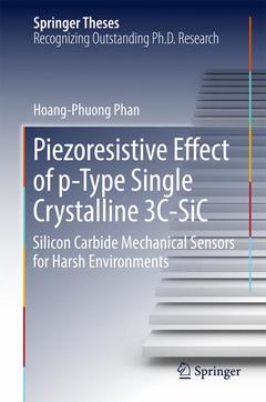 Cover of the book Piezoresistive Effect of p-Type Single Crystalline 3C-SiC