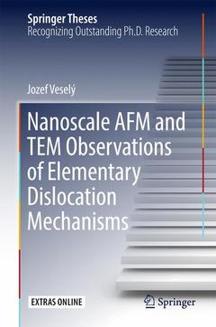 Couverture de l’ouvrage Nanoscale AFM and TEM Observations of Elementary Dislocation Mechanisms