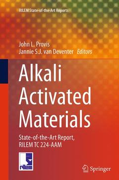 Couverture de l’ouvrage Alkali Activated Materials