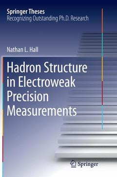 Couverture de l’ouvrage Hadron Structure in Electroweak Precision Measurements