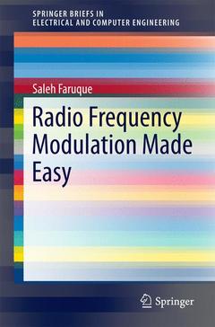 Couverture de l’ouvrage Radio Frequency Modulation Made Easy
