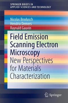Couverture de l’ouvrage Field Emission Scanning Electron Microscopy