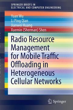 Couverture de l’ouvrage Radio Resource Management for Mobile Traffic Offloading in Heterogeneous Cellular Networks