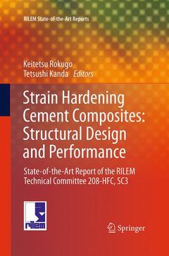 Couverture de l’ouvrage Strain Hardening Cement Composites: Structural Design and Performance