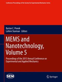 Cover of the book MEMS and Nanotechnology, Volume 5