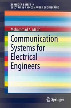 Couverture de l’ouvrage Communication Systems for Electrical Engineers 