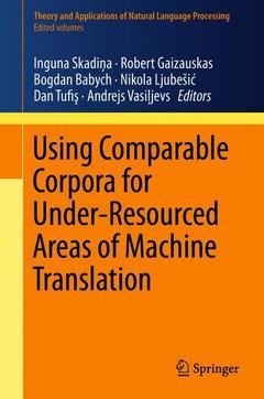 Couverture de l’ouvrage Using Comparable Corpora for Under-Resourced Areas of Machine Translation