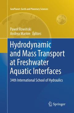 Couverture de l’ouvrage Hydrodynamic and Mass Transport at Freshwater Aquatic Interfaces