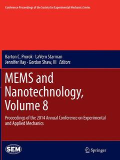 Couverture de l’ouvrage MEMS and Nanotechnology, Volume 8
