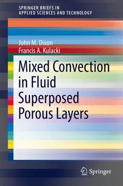 Couverture de l’ouvrage Mixed Convection in Fluid Superposed Porous Layers