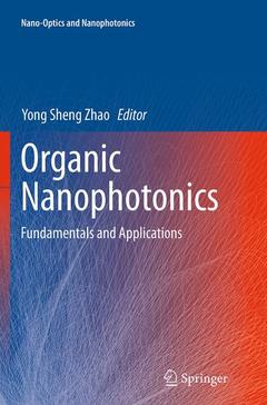 Couverture de l’ouvrage Organic Nanophotonics