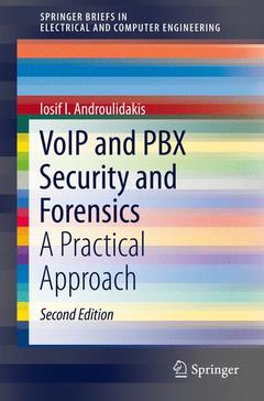 Couverture de l’ouvrage VoIP and PBX Security and Forensics