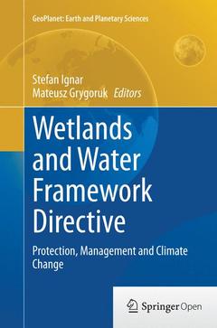 Couverture de l’ouvrage Wetlands and Water Framework Directive