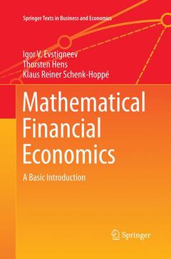 Couverture de l’ouvrage Mathematical Financial Economics
