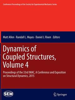 Couverture de l’ouvrage Dynamics of Coupled Structures, Volume 4