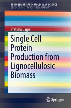 Couverture de l’ouvrage Single Cell Protein Production from Lignocellulosic Biomass