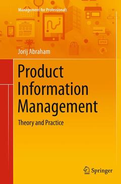 Couverture de l’ouvrage Product Information Management