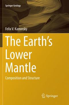 Couverture de l’ouvrage The Earth's Lower Mantle