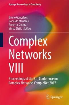 Cover of the book Complex Networks VIII